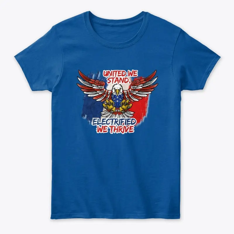 American Flag Day Patriotic Eagle Tee